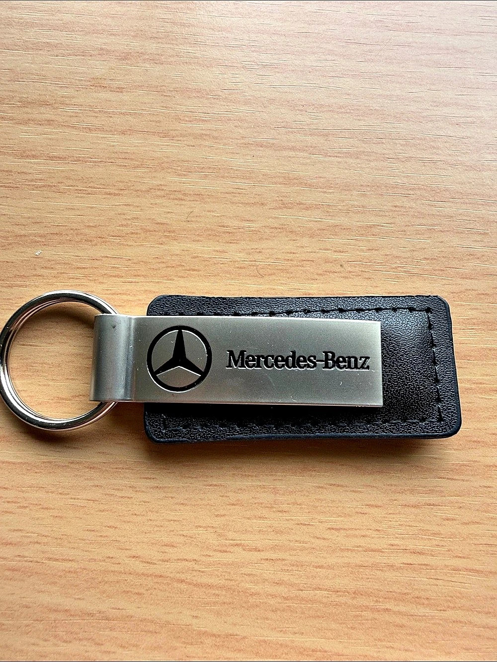 Mercedes-Benz Key Ring Black & Silver